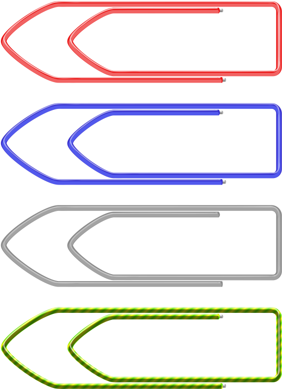 Paper Clips Clip Art - Clips Clipart (582x800)