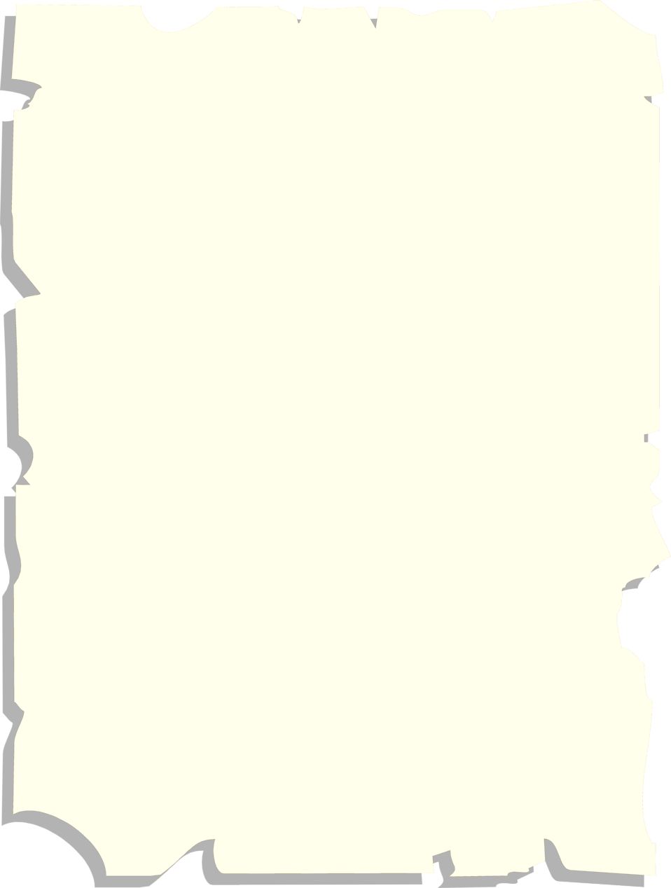 Blank Paper With Borders (958x1268)
