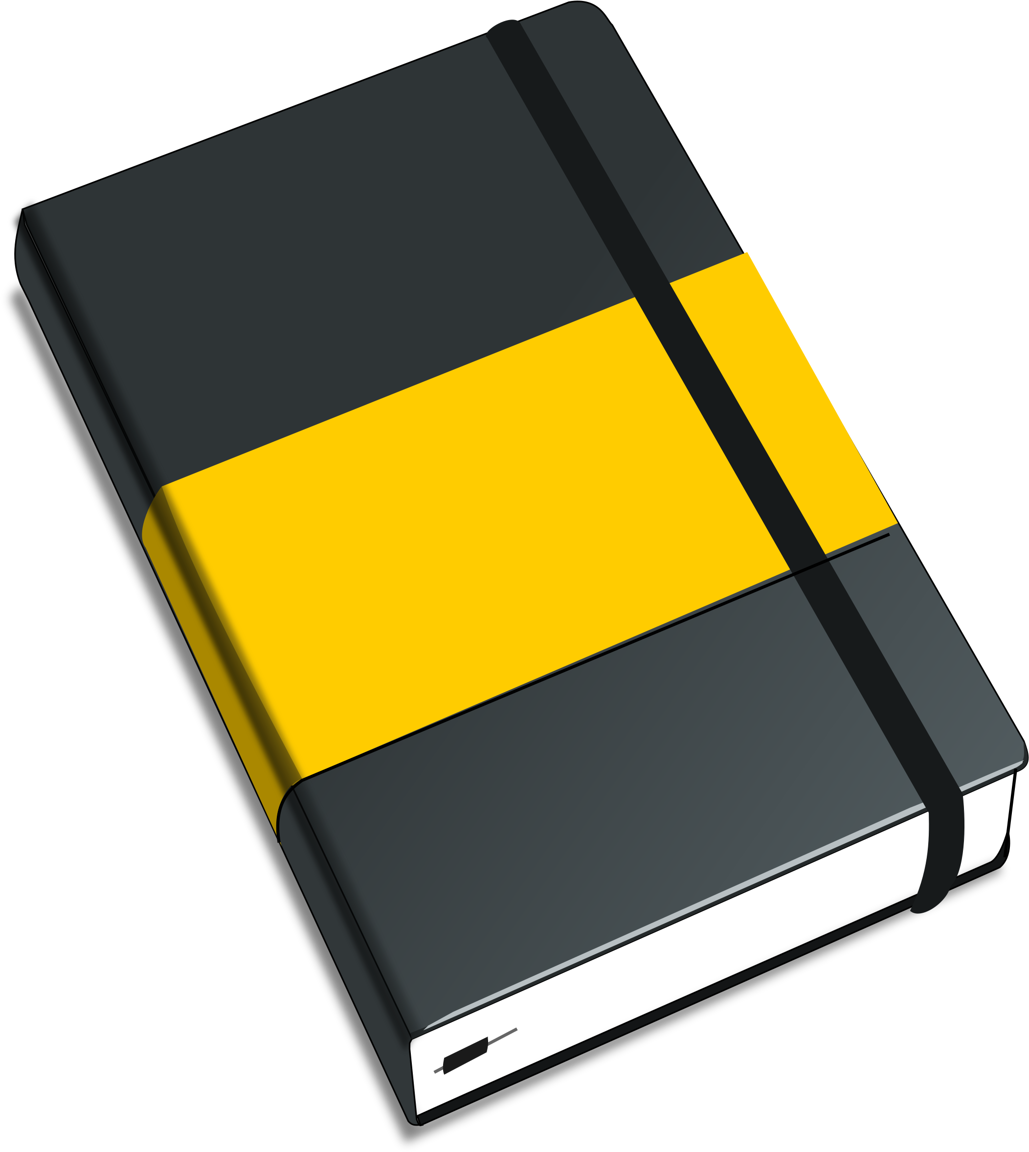 Journal Free Notebook Clipart Public Domain Clip Art - Moleskine Png (2141x2400)