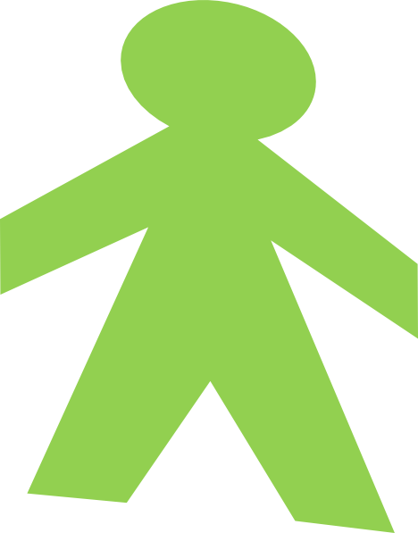 Free Green Paper Cliparts, Download Free Clip Art, - Green Paper Dolls (468x597)