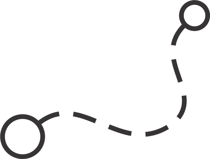 Dashed Line Cliparts - Dotted Line Map Png (680x516)