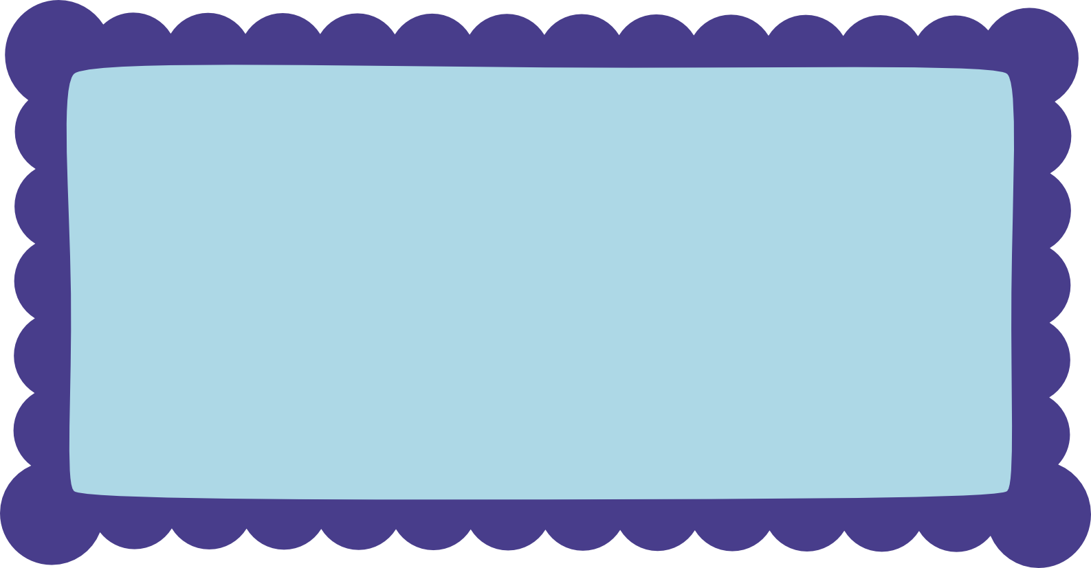 Art Journal Clip Info Clipart - Cute Vector Frames Png (1587x827)