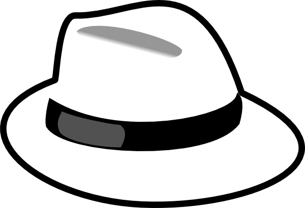 White Hat Clip Art Rdezjj Clipart - White Hat (600x410)