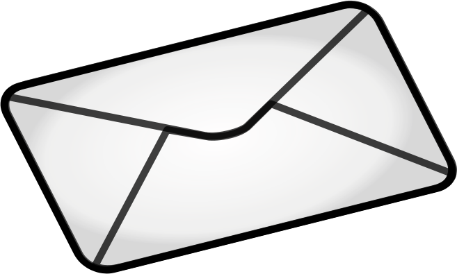 Letter Clipart Letter Envelope - Envelope Png (1251x750)