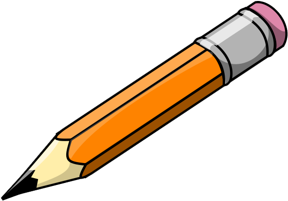 Pencil And Paper Clipart - School Pencil Clip Art (640x480)