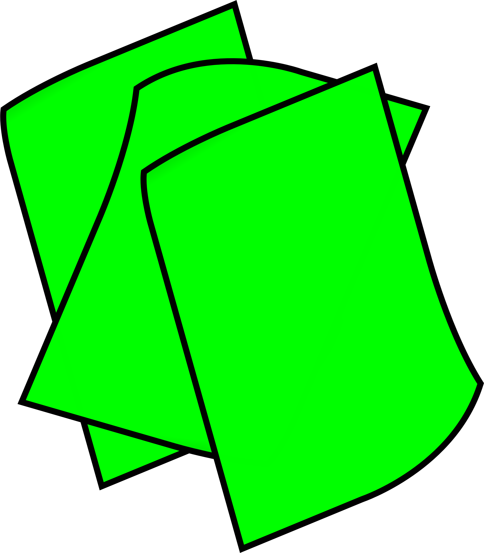 Of Green Paper - Stack Of Green Paper (1886x2155)