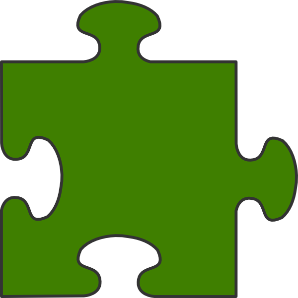 Green Puzzle Piece Autism (600x601)