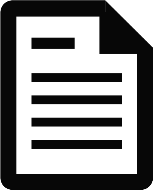Paper Icon Cliparts - Document (1024x1024)