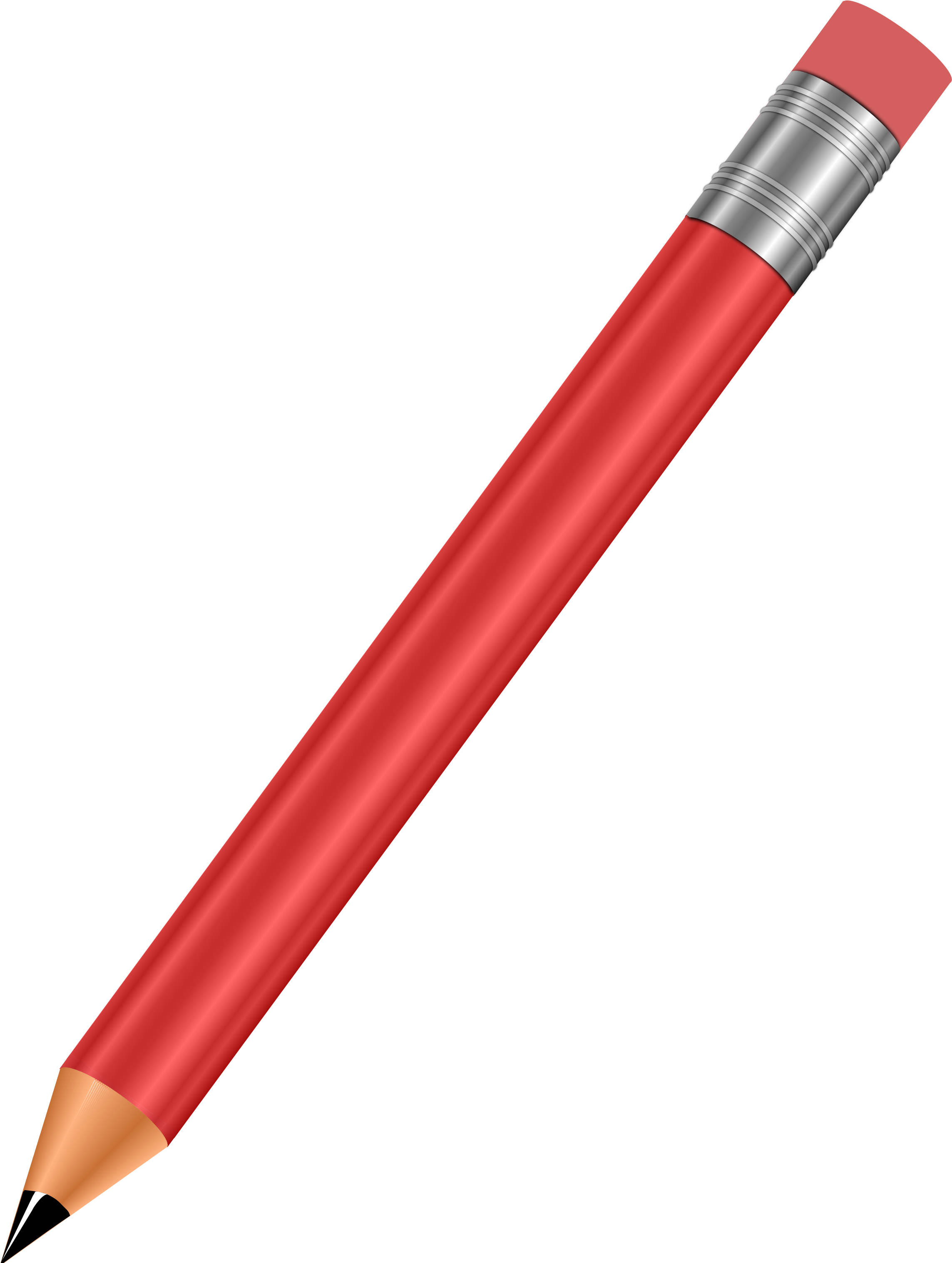 A pencil. Карандаш. Карандаш на белом фоне. Красный карандаш. Карандаш без фона