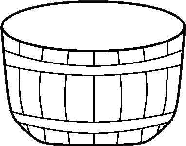 Bread Basket Clipart Black And White - Empty Bread Basket Clipart Black And White (640x480)