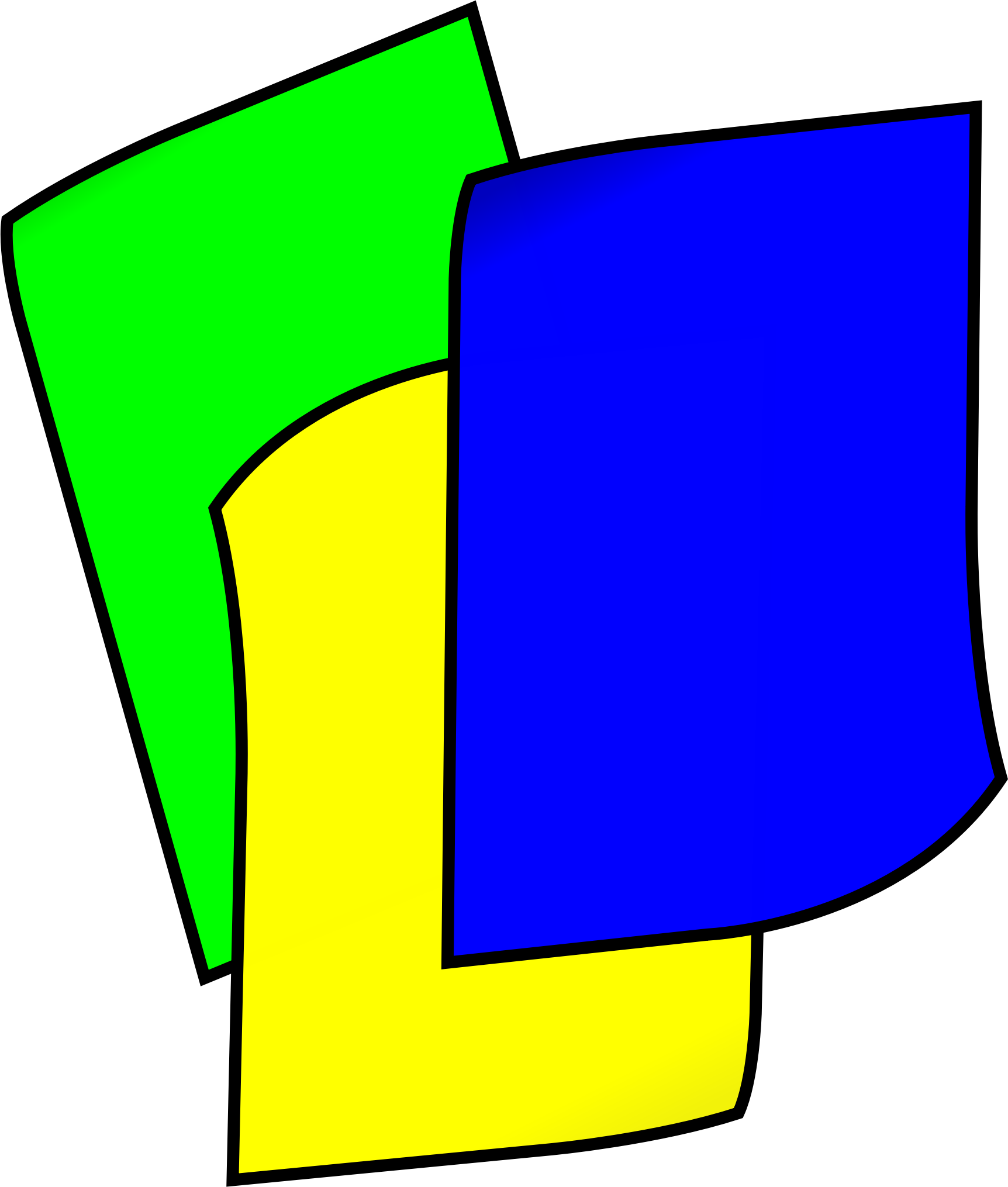 Of Colored Construction Paper - Color Paper Clipart (1724x2030)