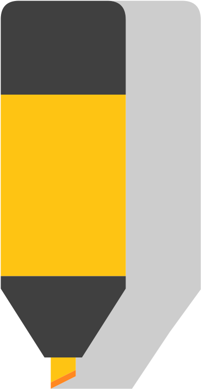 Free To Use Public Domain Office Clip Art - Icono Subrayador (1201x2326)