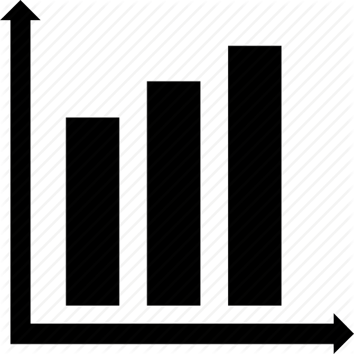Bar Graph Clipart Black And White - Bar Graph Clipart Black And White (512x512)