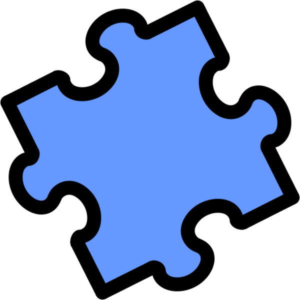 Jigsaw Puzzle Pieces Clip Art - Puzzle Pieces Clip Art (600x600)