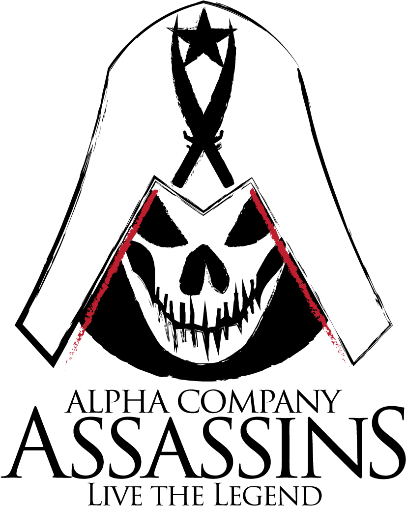 Alpha Company Assassins T-shirt Design By Clintonkun - Queens University Of Charlotte (927x1200)