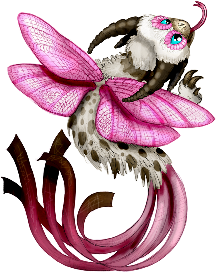 Pink Dragonfly Dragon By Onthemountaintop - Illustration (784x1018)