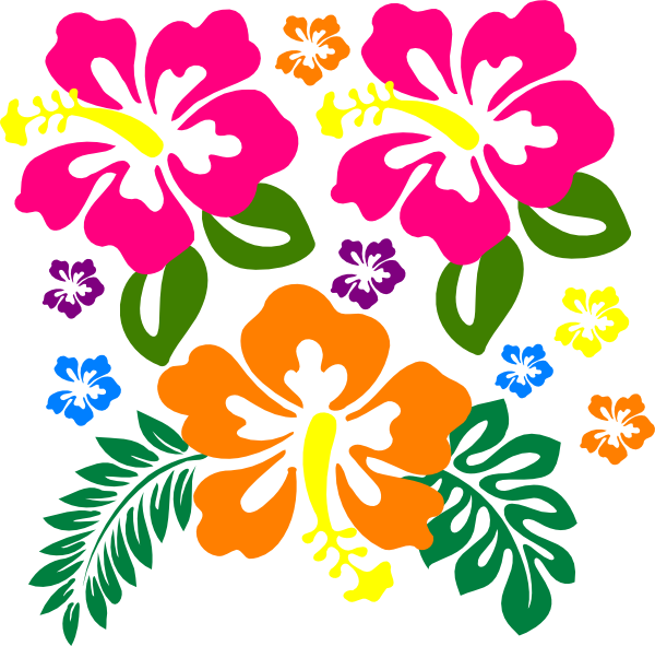 Hibiscus Clip Art (600x591)