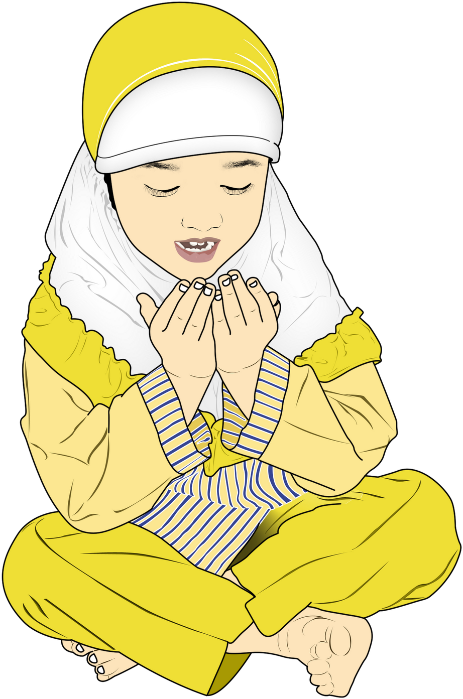A Child Is A Gift, An Amanah And A Trial To His Parents, - Sitting (1349x1600)