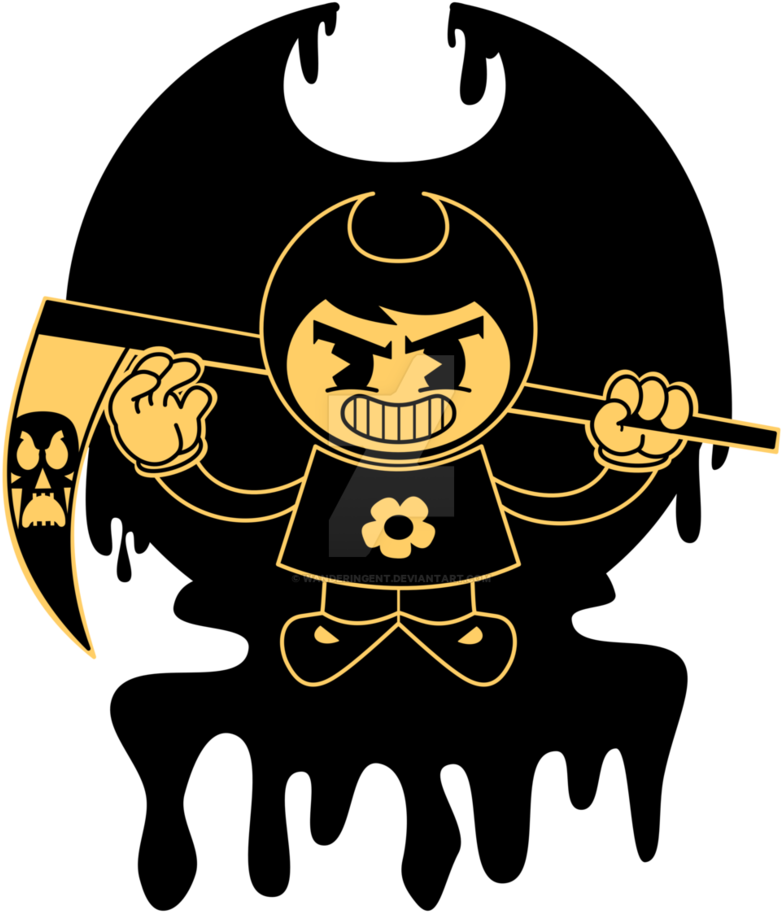 Bendy And The Ink Machine T Shirt Hoodie Deviantart - The Grim Adventures Of Billy & Mandy (833x959)