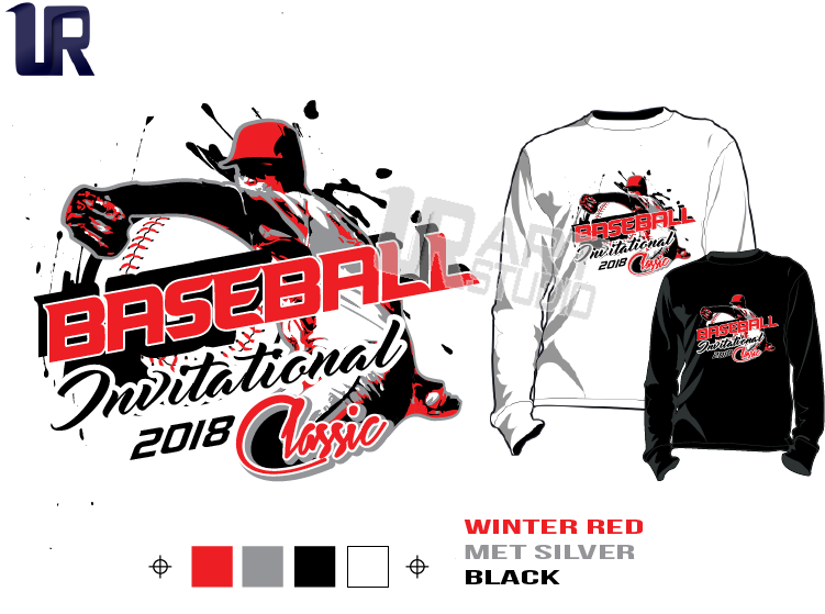Baseball Invitational Or Classic Tshirt Vector Design - Track And Field Design (751x559)