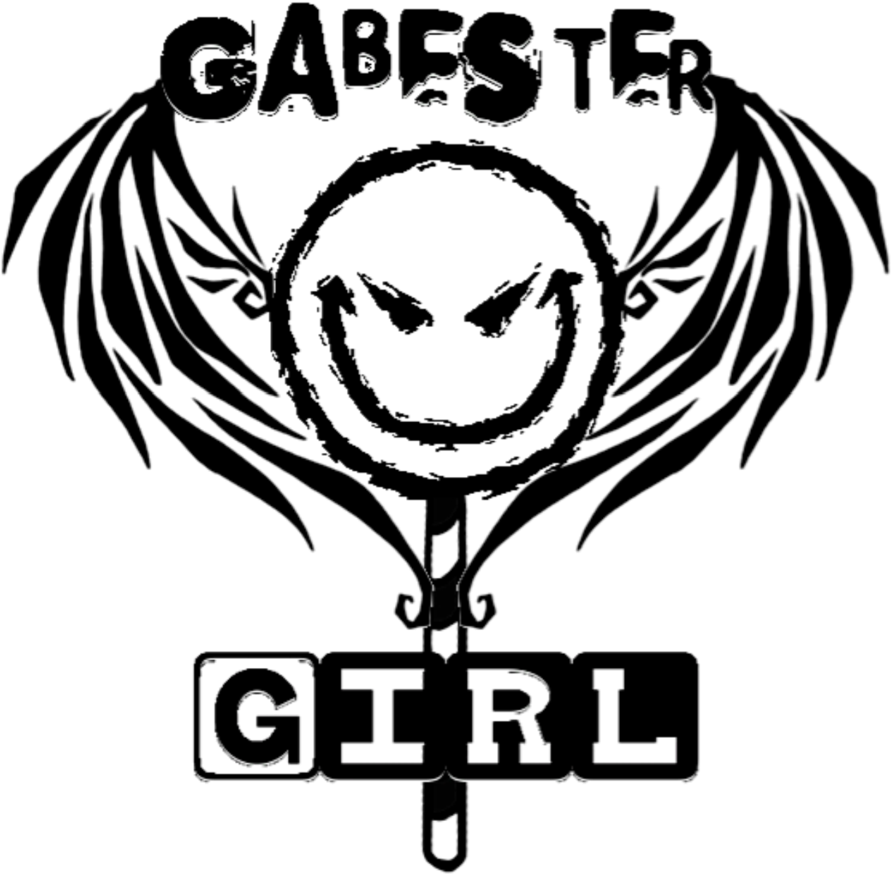 Gabester Girl T-shirt Logo By Scyllaya - Gabe Fans - Light Ornament (oval) (900x893)