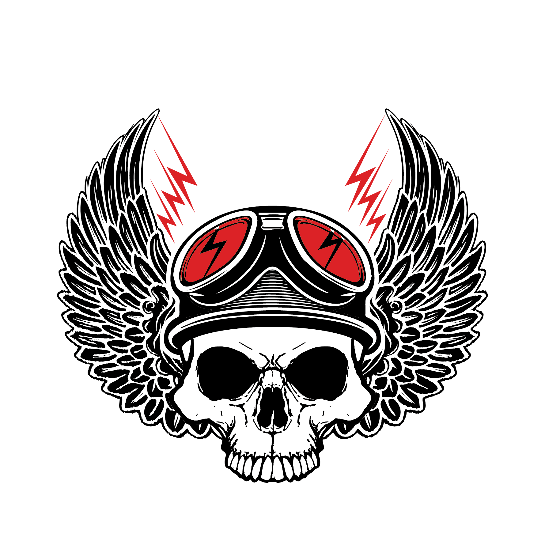 T Shirt Graphic Design Royalty Free Cartoon Skull Vector - Emblem (1779x1779)