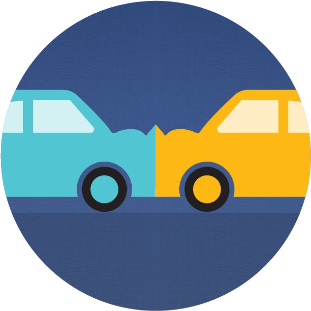Collision Insurance Icon - Vehicle Insurance (694x696)