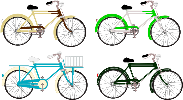 Similar Clip Art - Bicycle (1375x750)