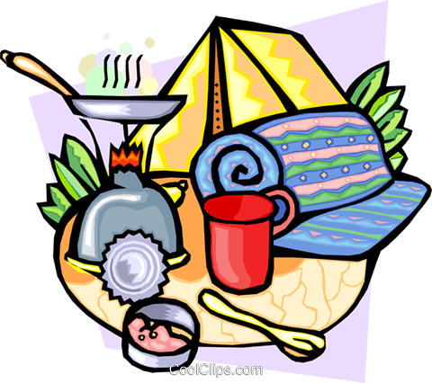 Camping Equipment Royalty Free Vector Clip Art Illustration - Carrie Murray Nature Center (480x426)
