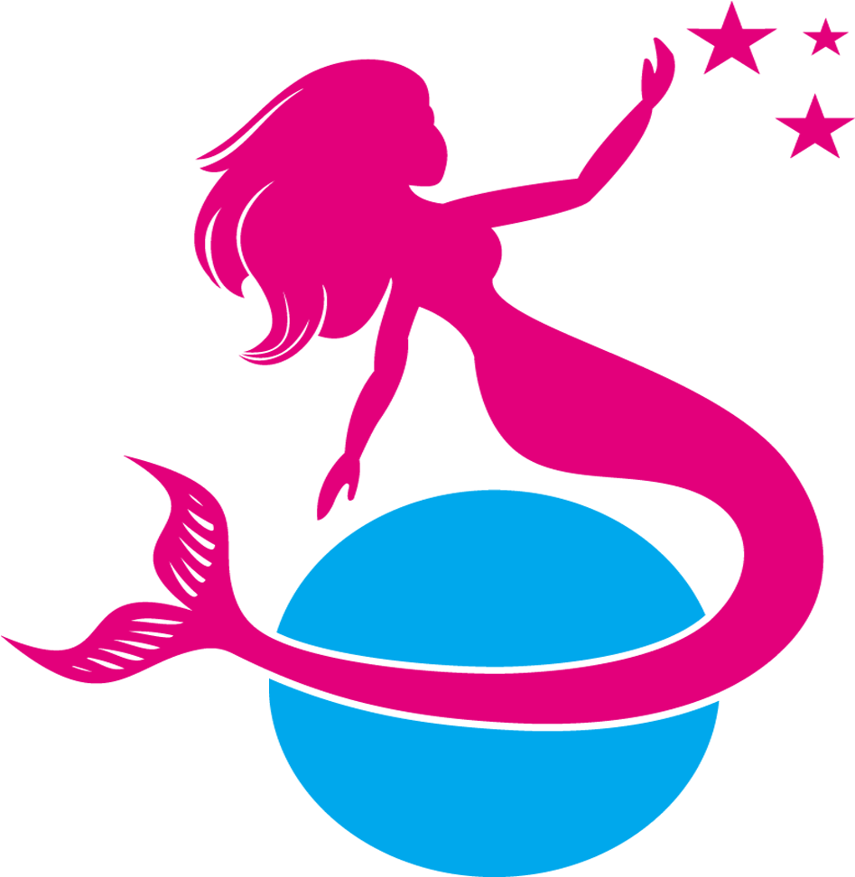 Mermaid Logo Graphic Design - Real Swimmable Mermaid Tail Rainbow Carnival Swimming (1051x1050)