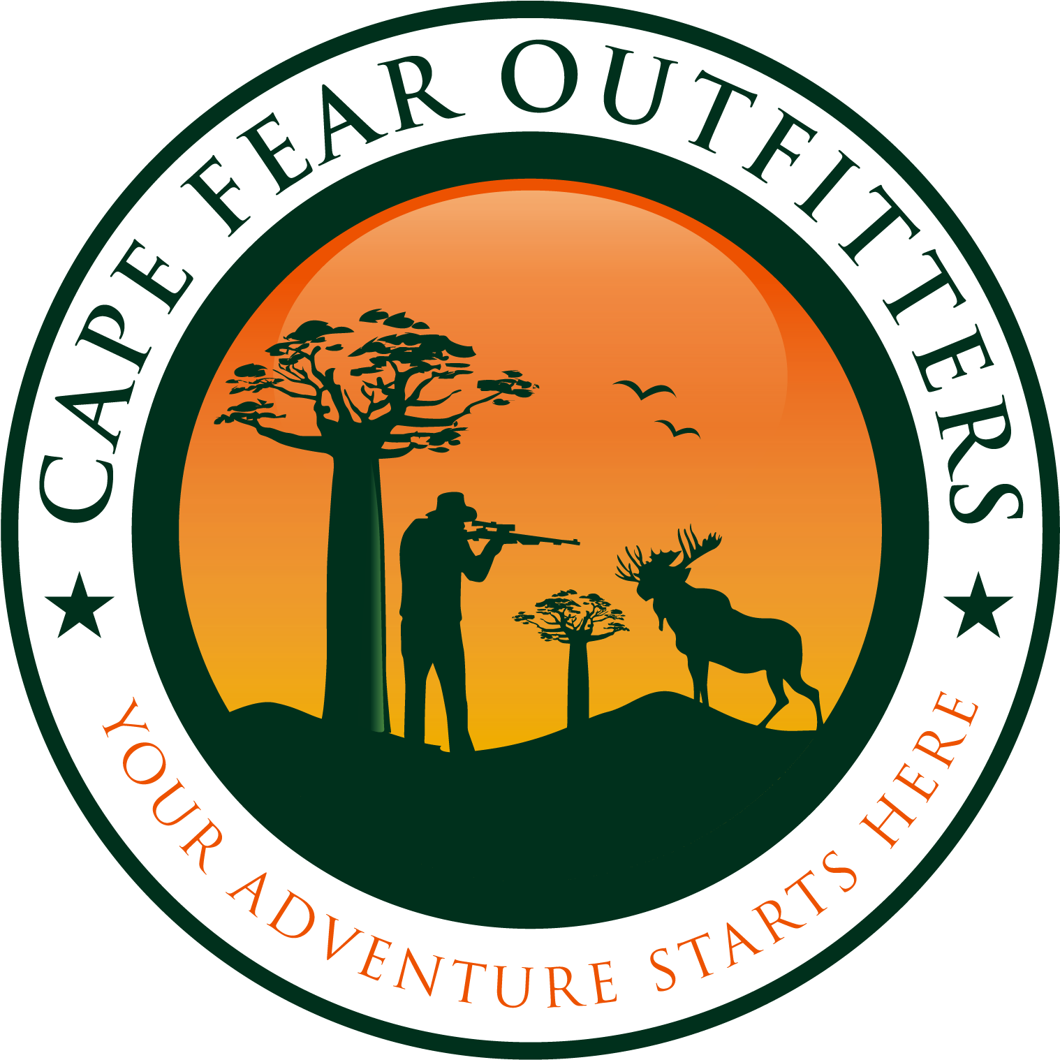 Cape Fear Outfitters Logo Gun Parts, Hunting Supplies, - Manhattan High School Boys Soccer (1616x1636)