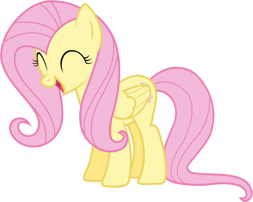 Th09 - Deviantart - Net/fs70/pre/i - Fluttershy Laughing (1004x795)