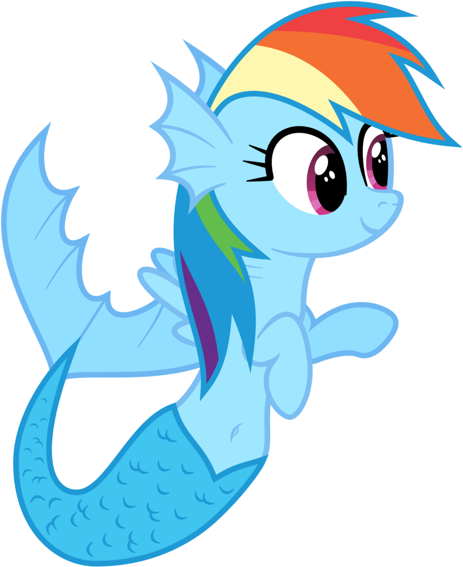 My Little Pony Rainbow Dash Mermaid (1024x1245)