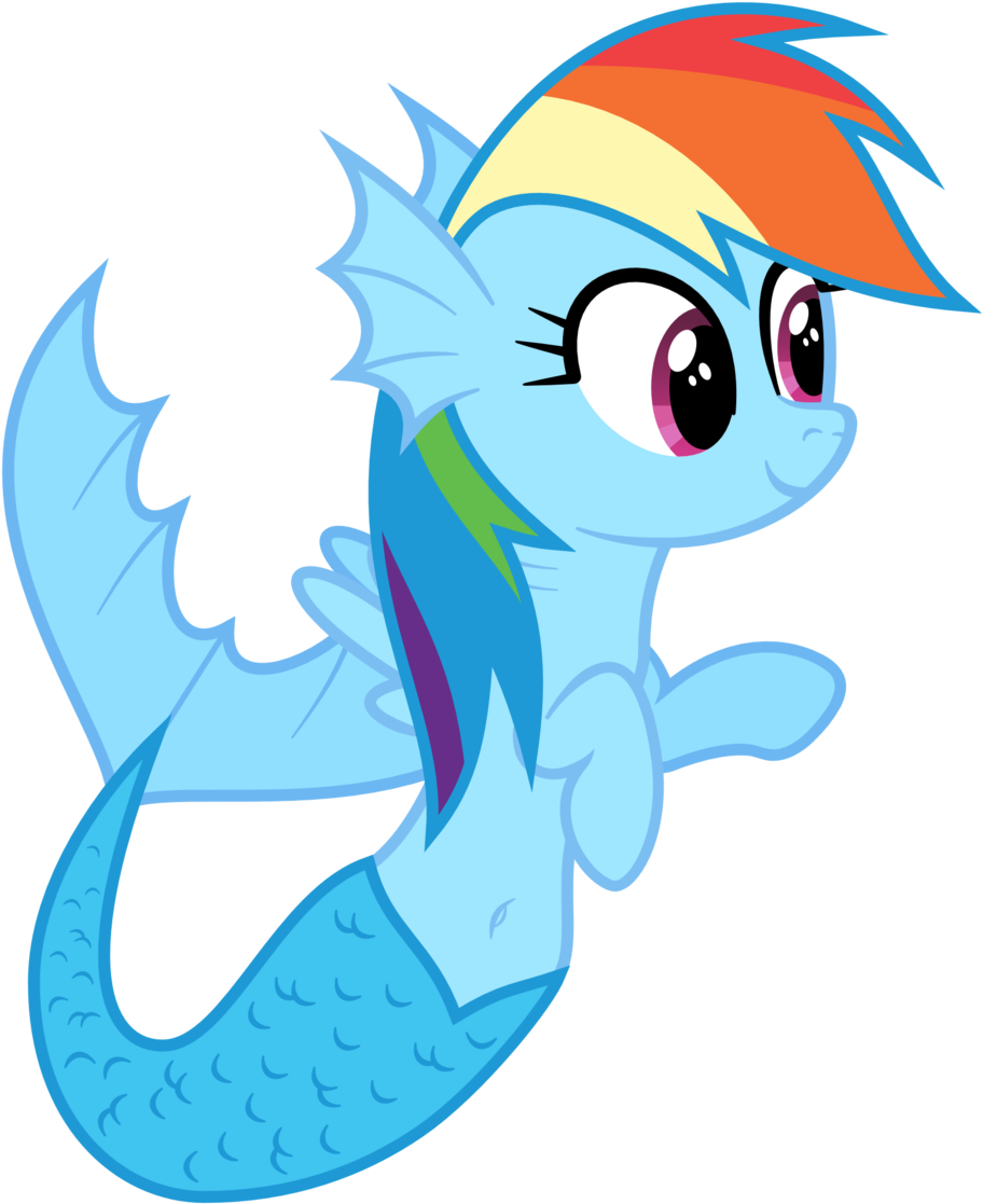 My Little Pony Rainbow Dash Mermaid 1024x1245 Png Clipart Download