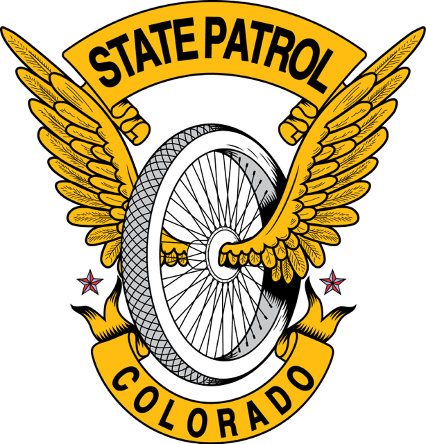 Law Enforcement & Community Partners Join Forces For - Colorado State Patrol Logo (614x640)