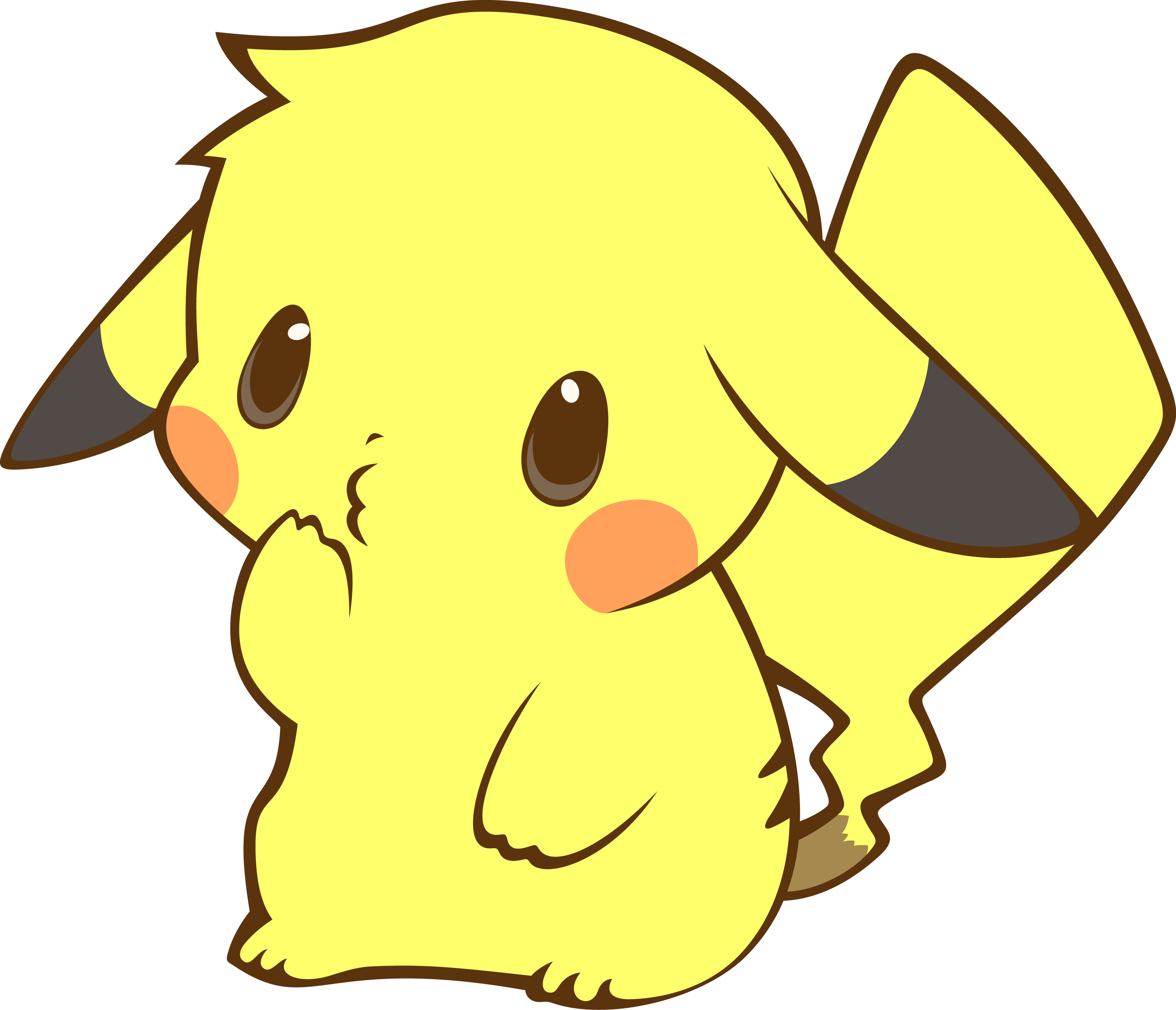 Pikachu Wallpaper 45 Go - Pikachu Cute (3070x2635)