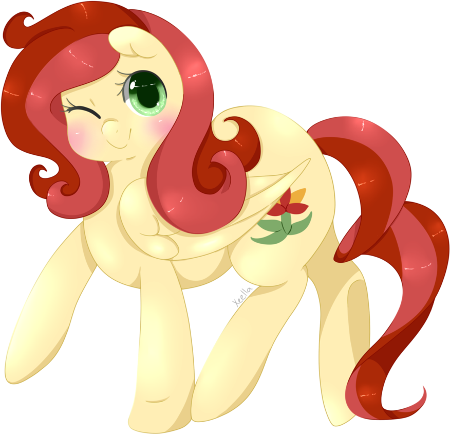 Maple Blossom By Xeella On Deviantart - Cartoon (921x867)