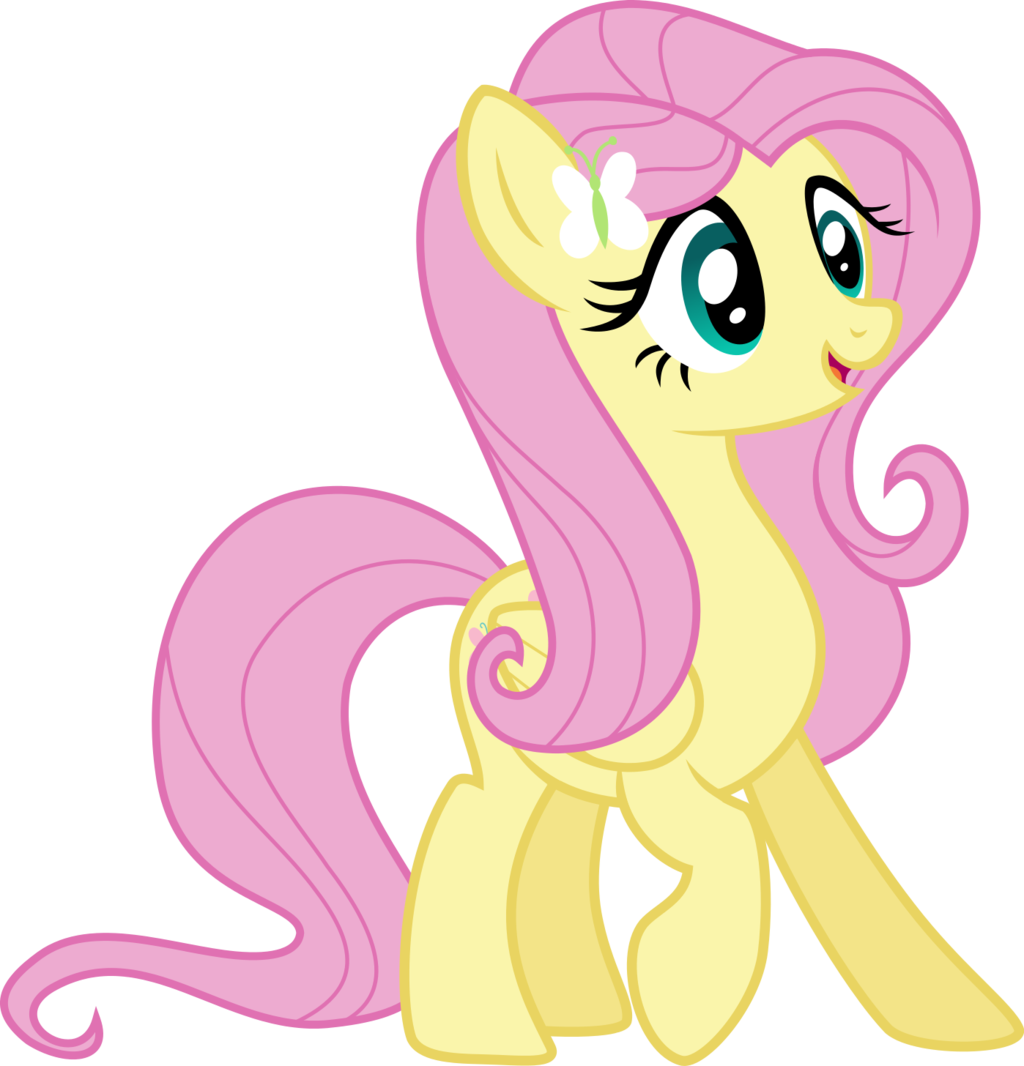 Eqg Ponified Fluttershy By Rustle-rose - Fluttershy (1024x1066)