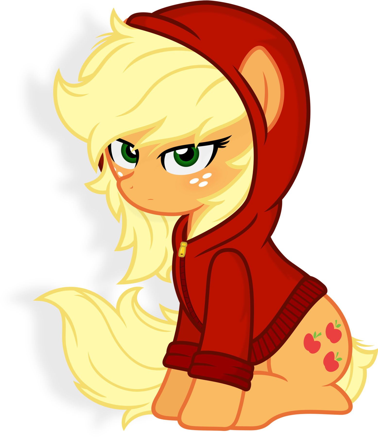 Thediscorded 254 92 Applejack Hoodie By Godoffury - Mlp Ponies In Hoodies (1600x1874)