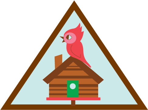 Troop Camping Cabin Camper - Cabin Camper Badge (640x480)