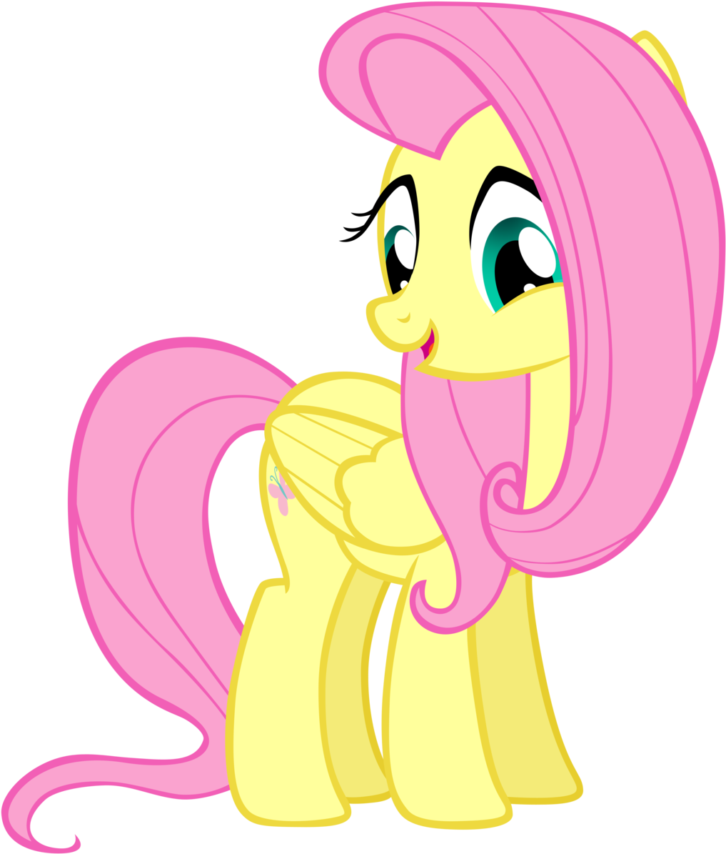 Glance Down By Liggliluff Fluttershy - My Little Pony Png (1024x1210)