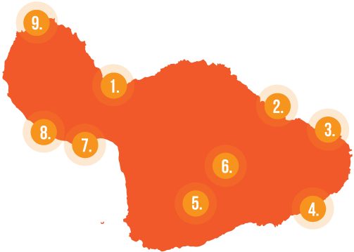 Faq - Map Of Maui Hawaii (503x359)