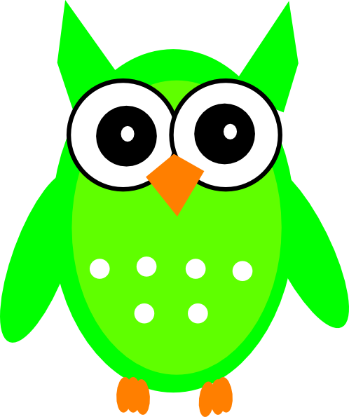 Green Owl Clip Art At Bclipart Com Vector Clip Art - Cute Cover Photos For Facebook (498x595)