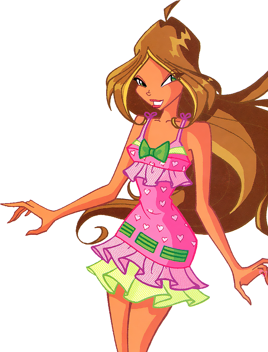 Flora Fairy Clip Art - Флора Винкс В Пижаме (856x1123)