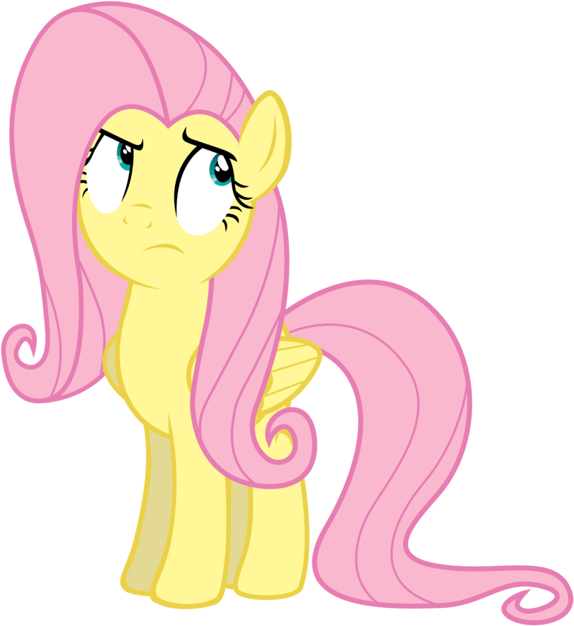 Fluttershy Roll Eyes By Yanoda Fluttershy Roll Eyes - My Little Pony Eye Roll (900x900)