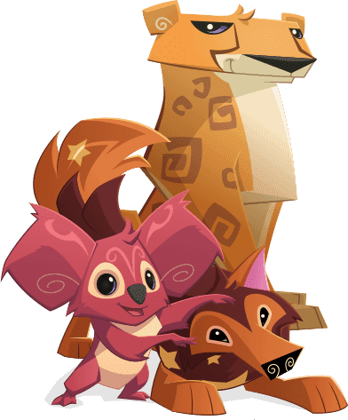 Feast Of Thanks Background Cheetah, Koala, And Arctic - Animal Jam Animals (392x473)