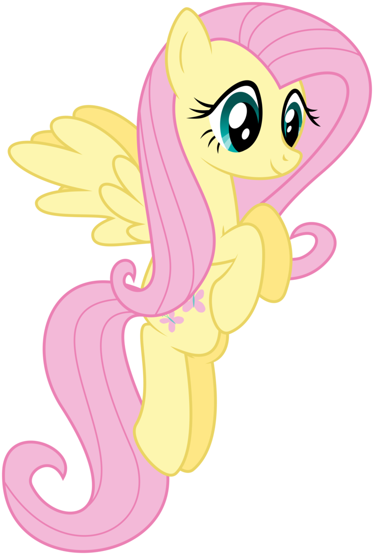 Just Fluttershy Flying Around By Schmuzart - My Little Pony Fluttershy Flying (734x1089)