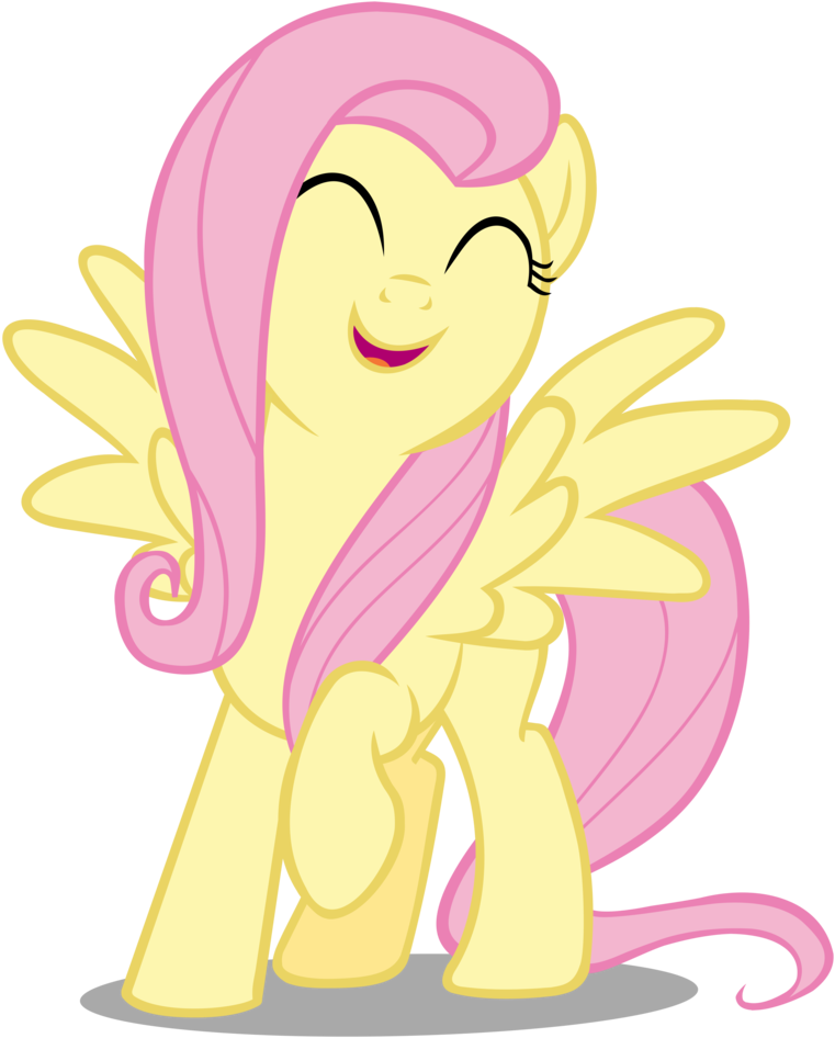 Vector - Cute Cute Fluttershy Transparent (803x995)