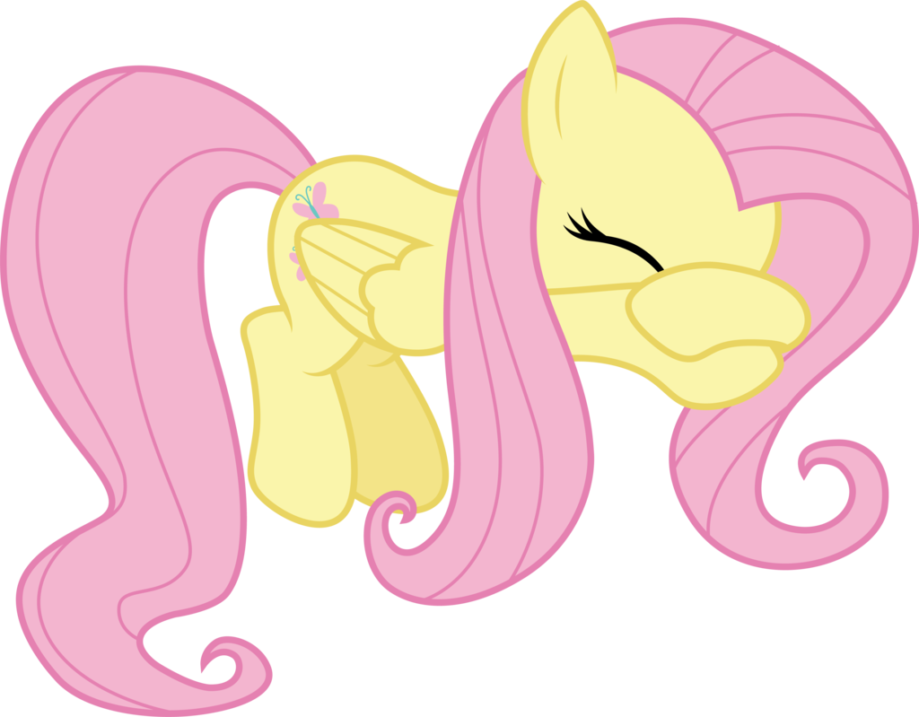 Fluttershy Crying By Cloudyglow Fluttershy Crying By - Mlp Fluttershy Tail (1024x799)
