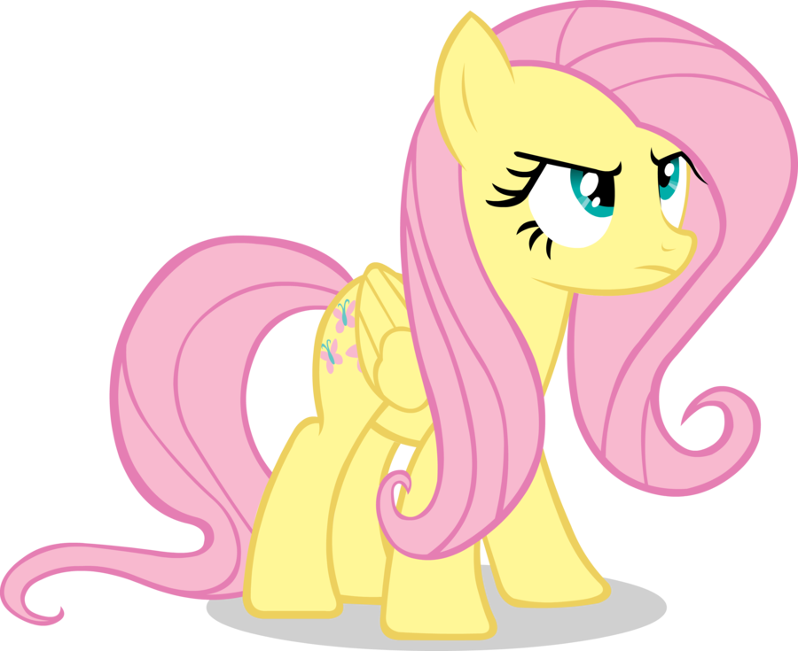 Fluttershy Free Png Image - My Little Pony Fluttershy Mad (900x735)